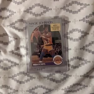 Magic Johnson rare MVP card in mint condition